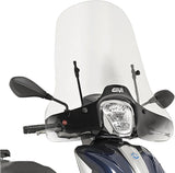 Windschild Transparent - Givi Kompatibel Mit Piaggio Medley 125 - 150 (2016-2019)
