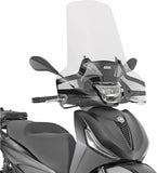 Windschild Transparent - Givi Kompatibel Mit Piaggio Beverly 300 - 400 Hpe (2021-2024)