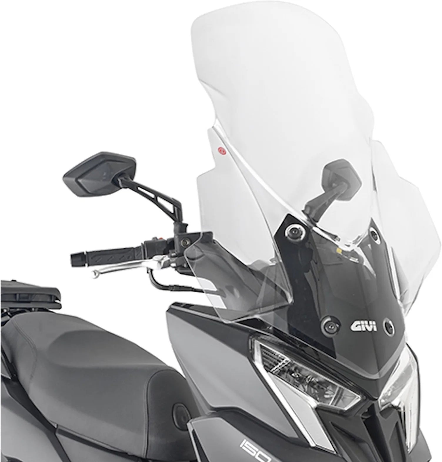 Windschild Transparent - Givi Kompatibel Mit Kymco Dink 125 - 150 Flat (2023-2024)