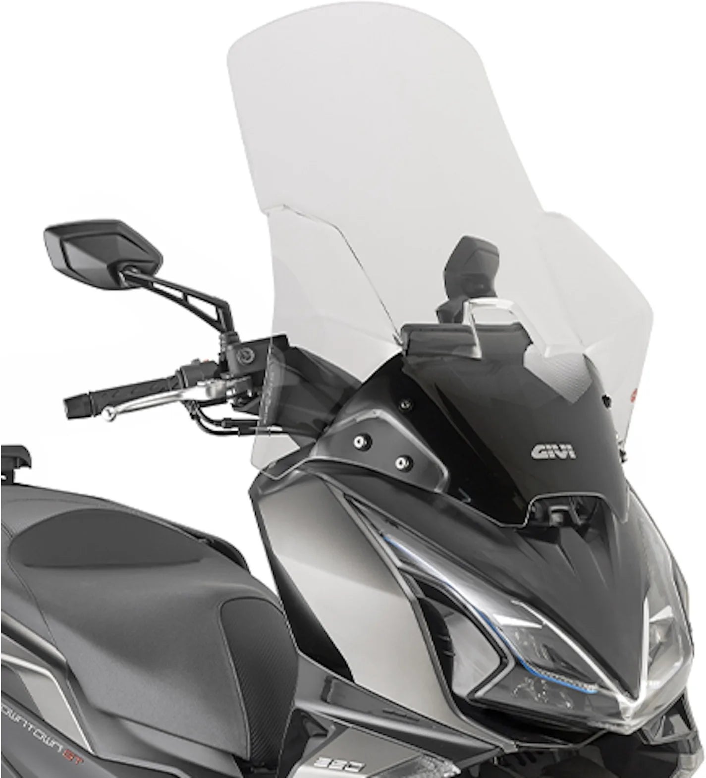 Windschild Transparent - Givi Kompatibel Mit Kymco Downtown 350 Gt (2024)