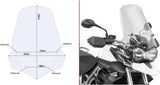 Windschild Transparent - Givi Kompatibel Mit Triumph Tiger 800 - Xc - Xr (2011-2017)