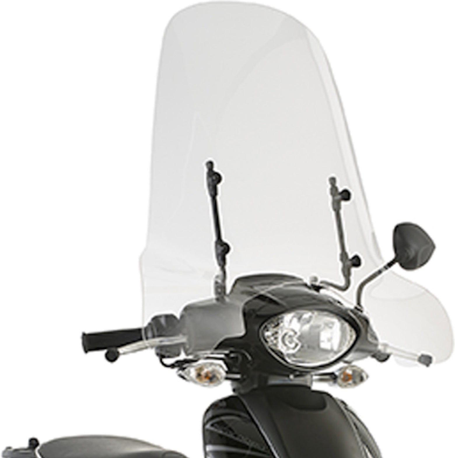 Transparent Wind-Screen - Givi Compatible With Aprilia Scarabeo 50 (2014-2020)