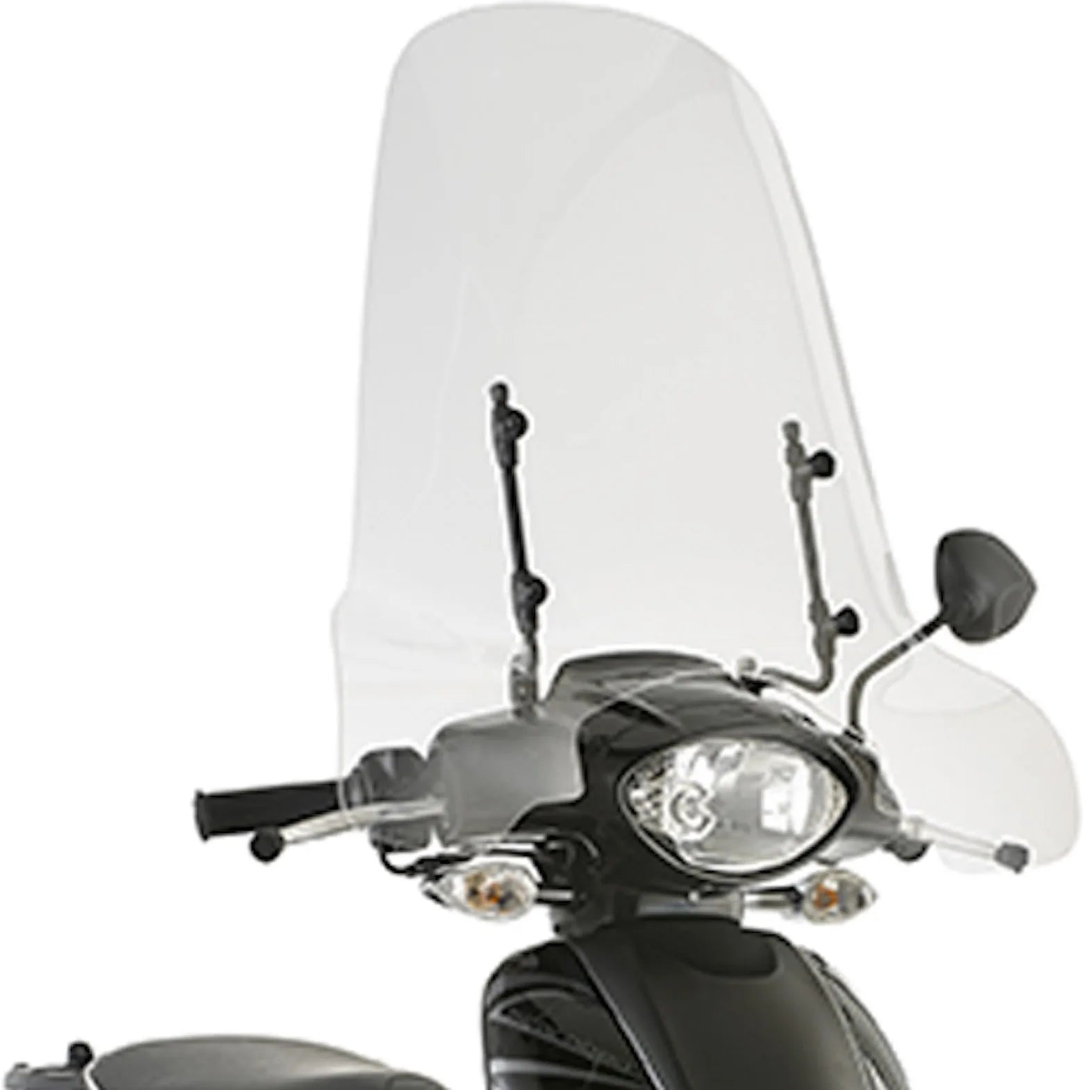 Windschild Transparent - Givi Kompatibel Mit Aprilia Scarabeo 50 (2014-2020)