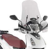 Transparent Wind-Screen - Givi Compatible With Piaggio Medley S 125 - 150 I Get (2020-2024)