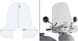 Windschild Transparent - Givi Kompatibel Mit Sym Fiddle 125 (2020)