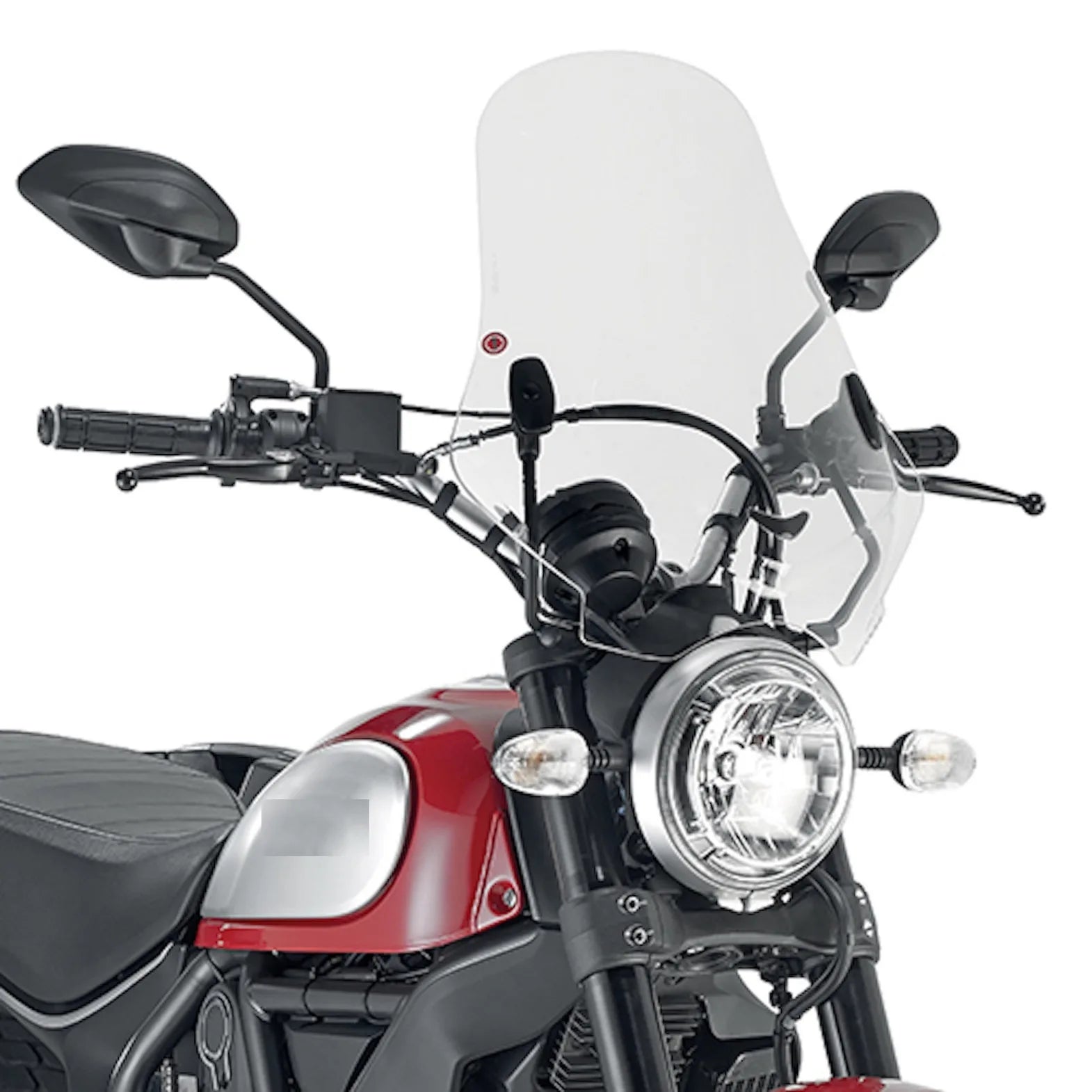 Windschild - Kappa Moto Kompatibel Mit Ducati Scrambler 400 (2016-2021)