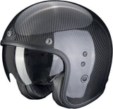 Urban-Helm Für Motorrad Scorpion Exo Belfast Evo Carbon Carbon Fiber Schwarz Solid Grösse Xxl