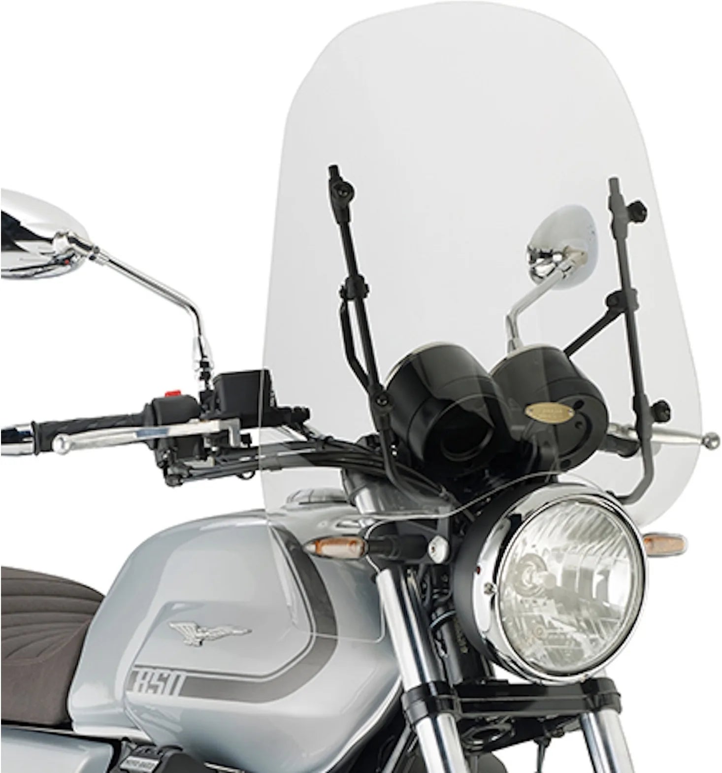 Windschild Transparent - Givi Kompatibel Mit Moto Guzzi V7 850 Stone - Special (2021-2024)
