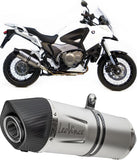 Exhaust Tip Without Sound Certification Lv-10 Steel Full Black Steel Black End Cap - Leovince Compatible With Kawasaki Z 500 - Se (2024-2026)