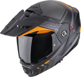 Integralhelm Für Motorrad Scorpion Exo Adx-2 Polycarbonate Mattschwarz Orange Lewis Grösse Xl