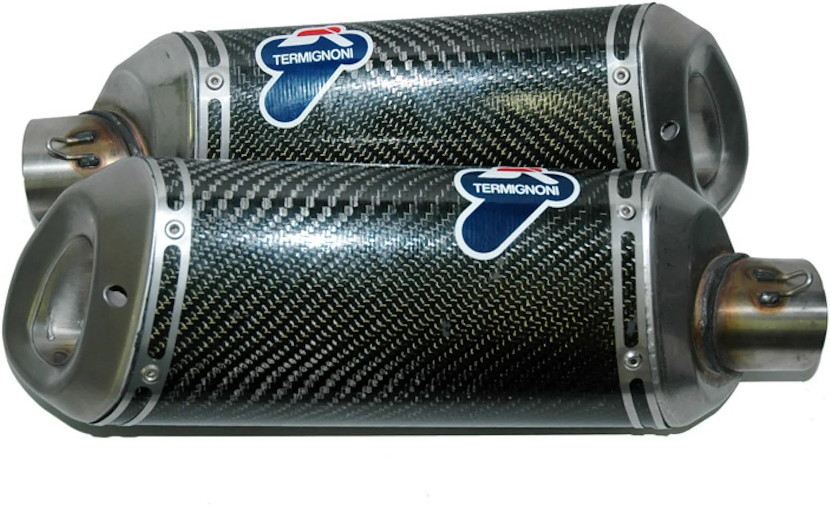 Auspuffendrohr Ohne Geräuschzulassung Fetta Salame Carbon - Termignoni Kompatibel Mit Ducati Panigale 848 - 1098 - 1198