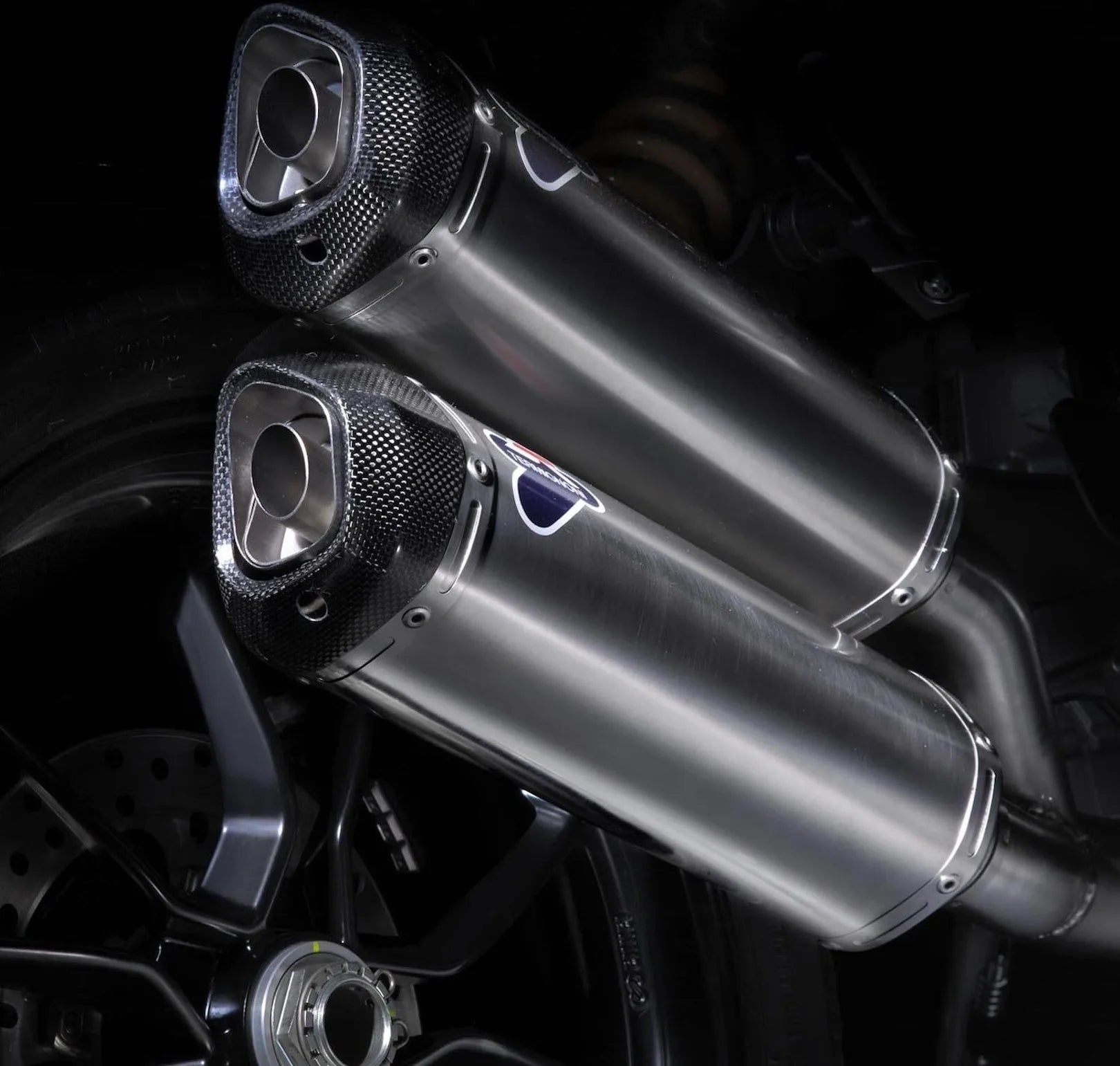 Auspuffendstück Mit Geräuschzulassung Edelstahl - Termignoni Kompatibel Mit Ducati Monster 1100 Evo