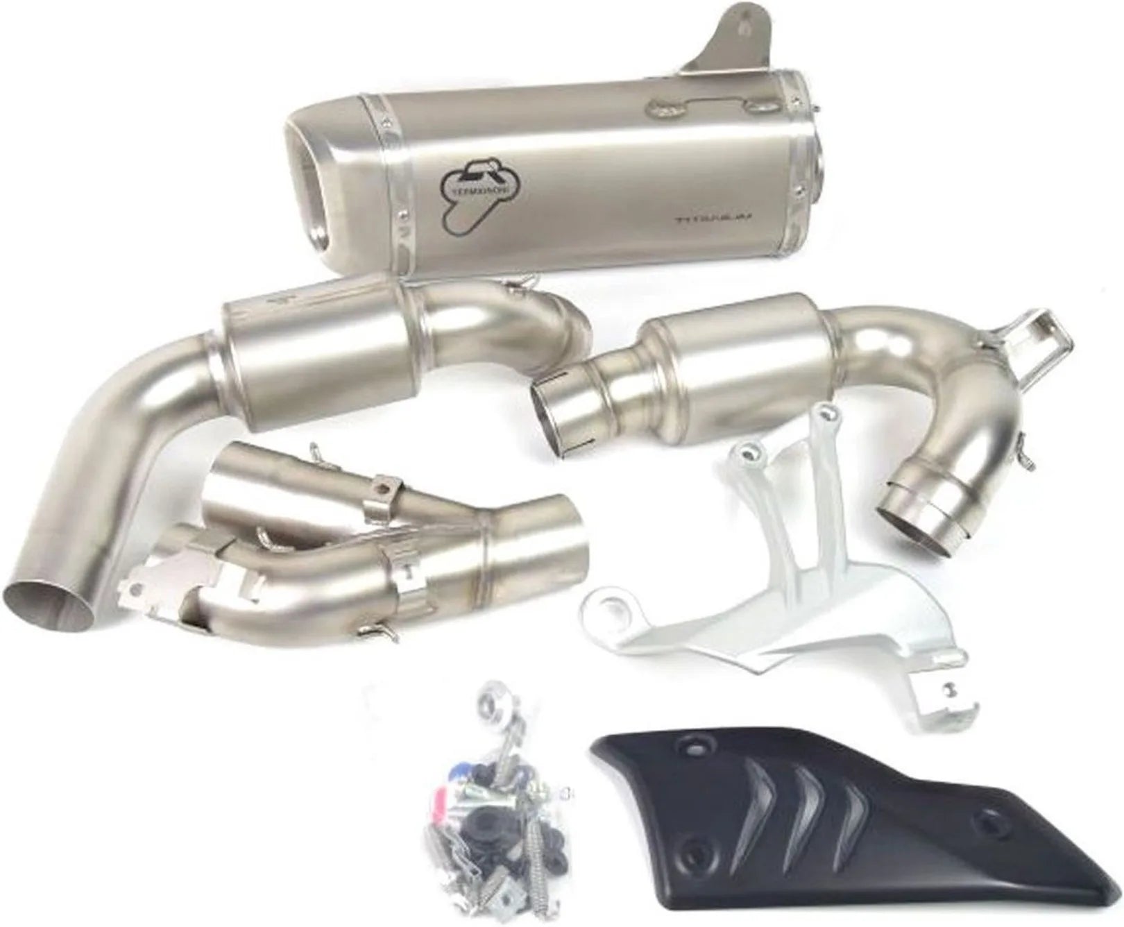 Komplette Auspuffanlage Ohne Katalysator Und Ohne Geräuschzulassung Titan - Termignoni Kompatibel Mit Ducati Multistrada 1260 (2018)