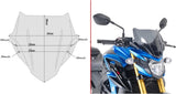 Windschild Getönt - Givi Kompatibel Mit Suzuki Gsx-S 750 (2017-2021)