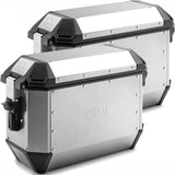 Monokey Trekker Alaska Aluminium Side Cases - 72 Lt Trekker Alaska Aluminium - Givi Compatible With Yamaha Ténéré 700 World Raid (2022-2024)