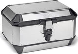Monokey Trekker Alaska Aluminium Top Case - 56 Lt Trekker Alaska Aluminium - Givi Compatible With Piaggio 1 (2021-2024)