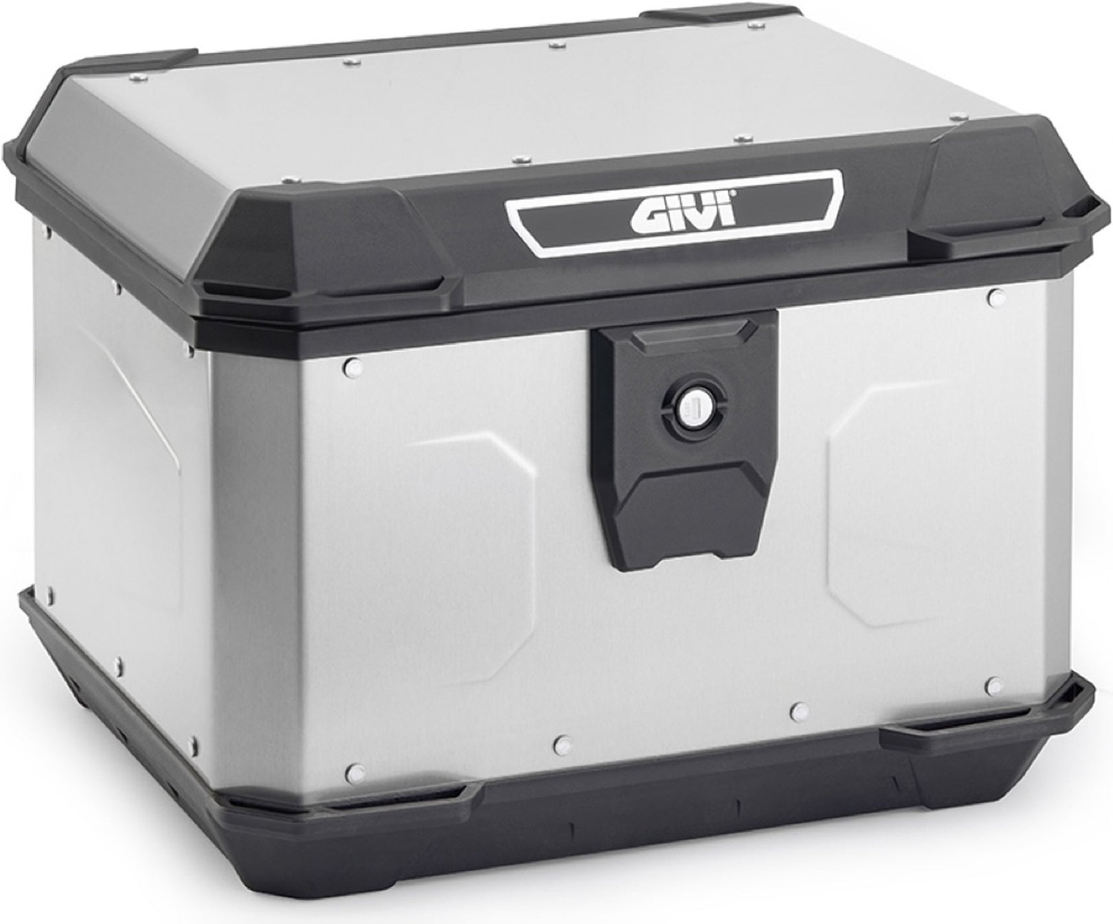 Monolock Alpina Aluminium Top Case - 44 Lt Alpina Aluminium - Givi Compatible With Askoll Ngs3 (2020-2024)