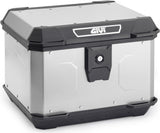 Monolock Alpina Aluminium Top Case - 44 Lt Alpina Aluminium - Givi Compatible With Sunra Robo S (2021-2024)