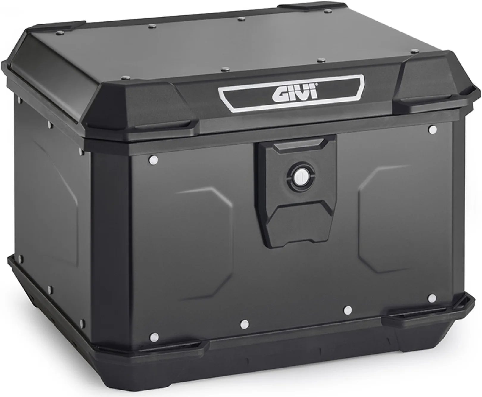 Motorradkoffer Monolock Alpina Aluminium Schwarz 44 Lt Alpina Aluminium - Givi Kompatibel Mit Ktm 790 Adventure (2019-2020)
