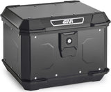 Motorradkoffer Monolock Alpina Aluminium Schwarz 44 Lt Alpina Aluminium - Givi Kompatibel Mit Ktm 890 Adventure (2023-2025)