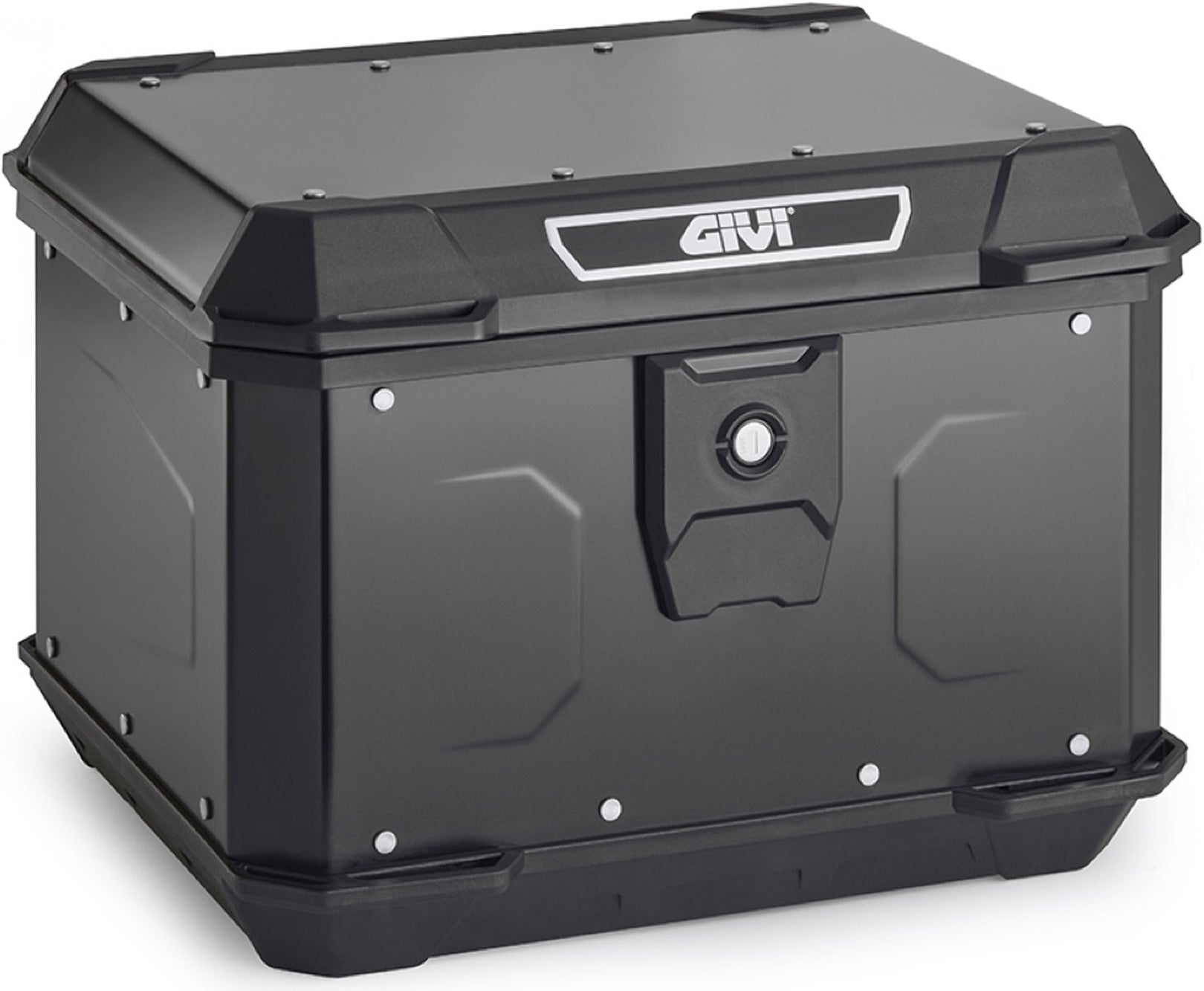 Monolock Alpina Black Aluminium Top Case - 44 Lt Alpina Aluminium - Givi Compatible With Silence S01 (2022-2024)