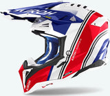 Offroad-Helm Für Motorrad Airoh Aviator 3 - Av3H55 Hpc Carbon Glanzrot Hima Grösse Xxl