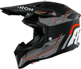 Offroad-Helm Für Motorrad Airoh Aviator 3 - Av3L32 Hpc Carbon Mattorange Leader Grösse Xxl