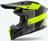 Offroad-Helm Für Motorrad Airoh Aviator 3 - Av3M31 Hpc Carbon Mattgelb Monarch Grösse Xl