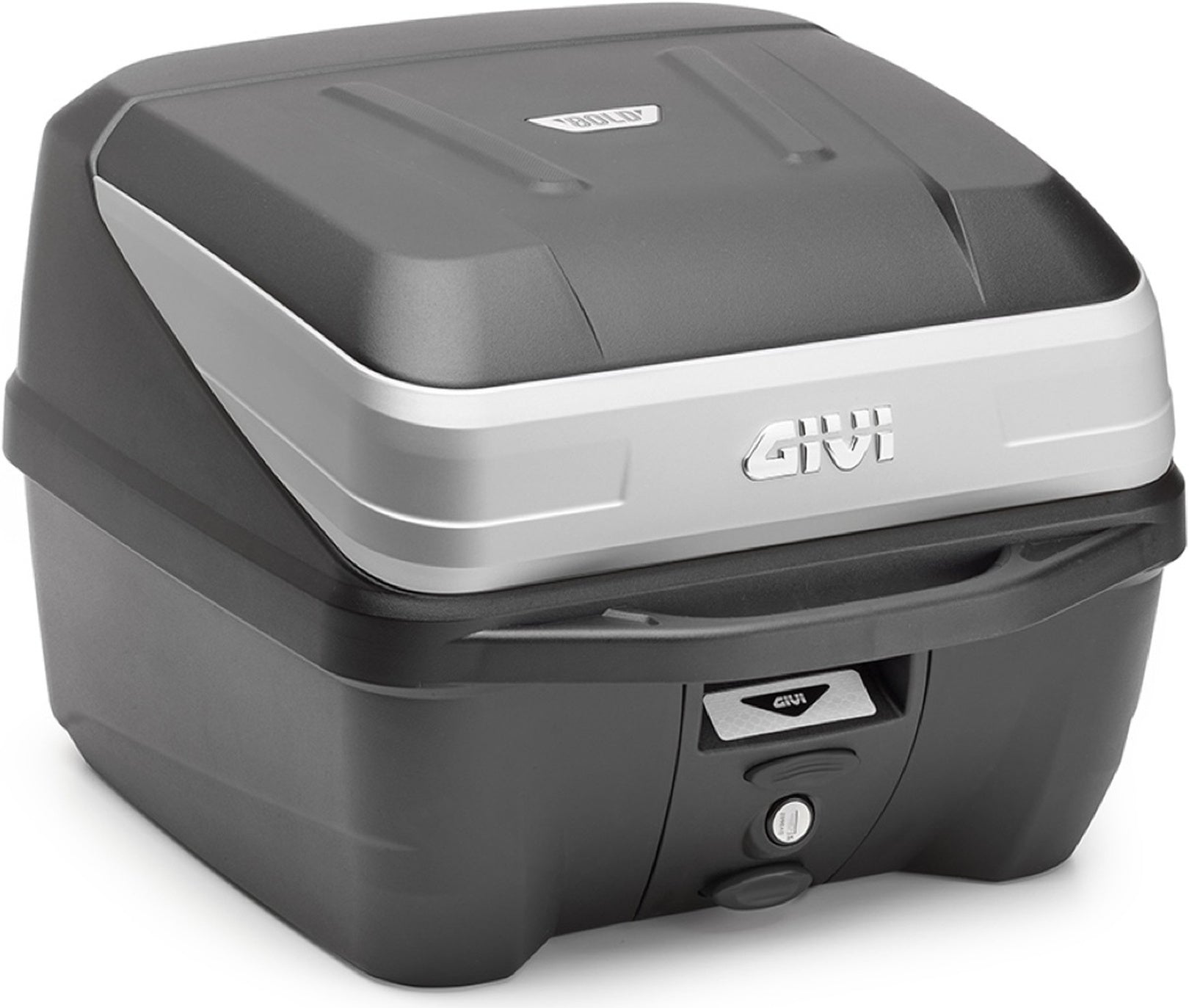 Monolock Silver Top Case - 32 Lt Technopolymer - Givi Compatible With Askoll Ngs1 Ngs2 (2020-2024)