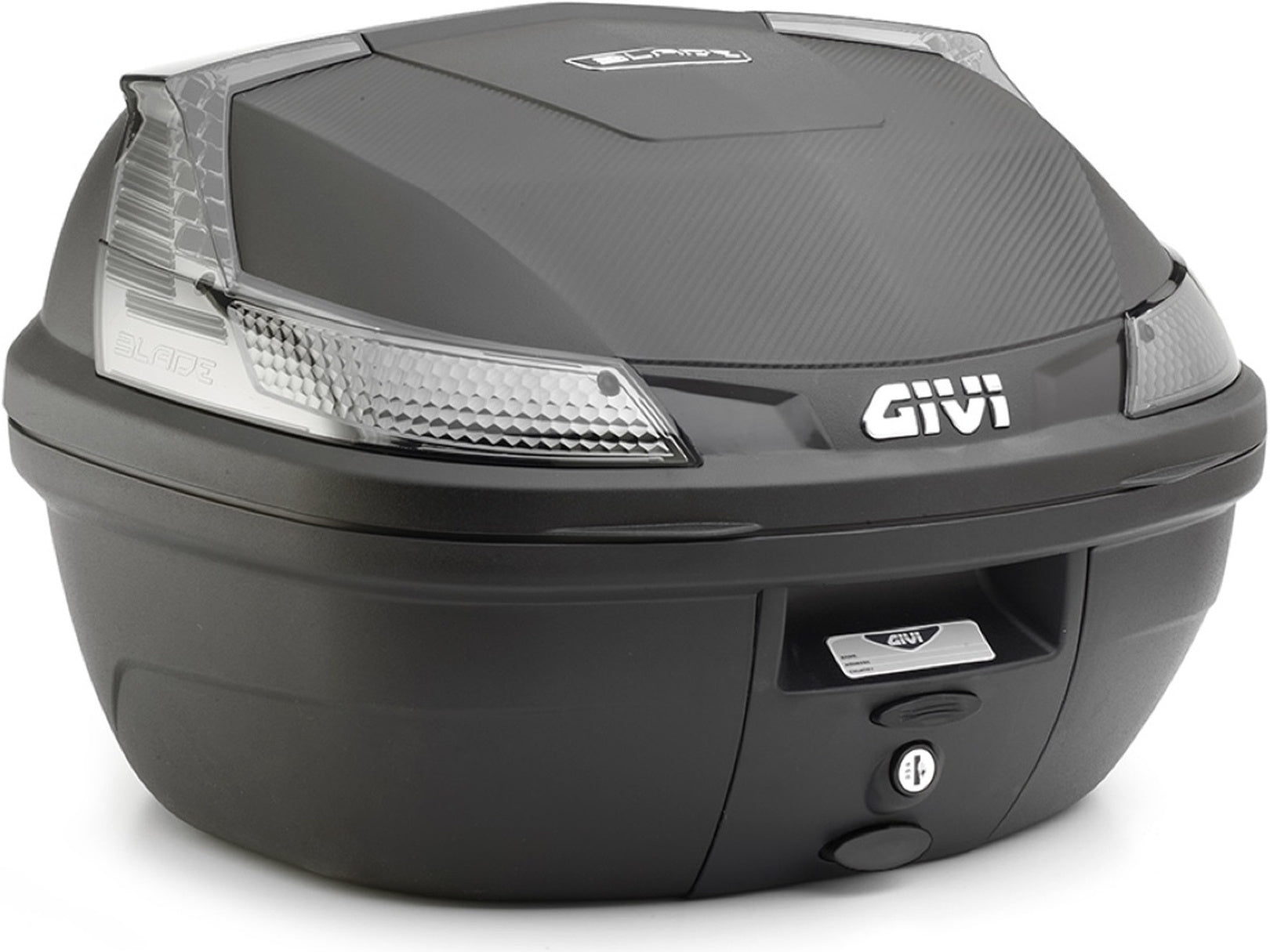 Monolock Blade Black Tech Top Case - 37 Lt Blade Technopolymer - Givi Compatible With Sym Joyride 125 - 200 S (2009-2022)