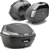 Blade Black Tech Top Case + Side Cases - 107 Lt Blade Technopolymer - Givi Compatible With Yamaha Fz-6 - Fazer (2004-2006)