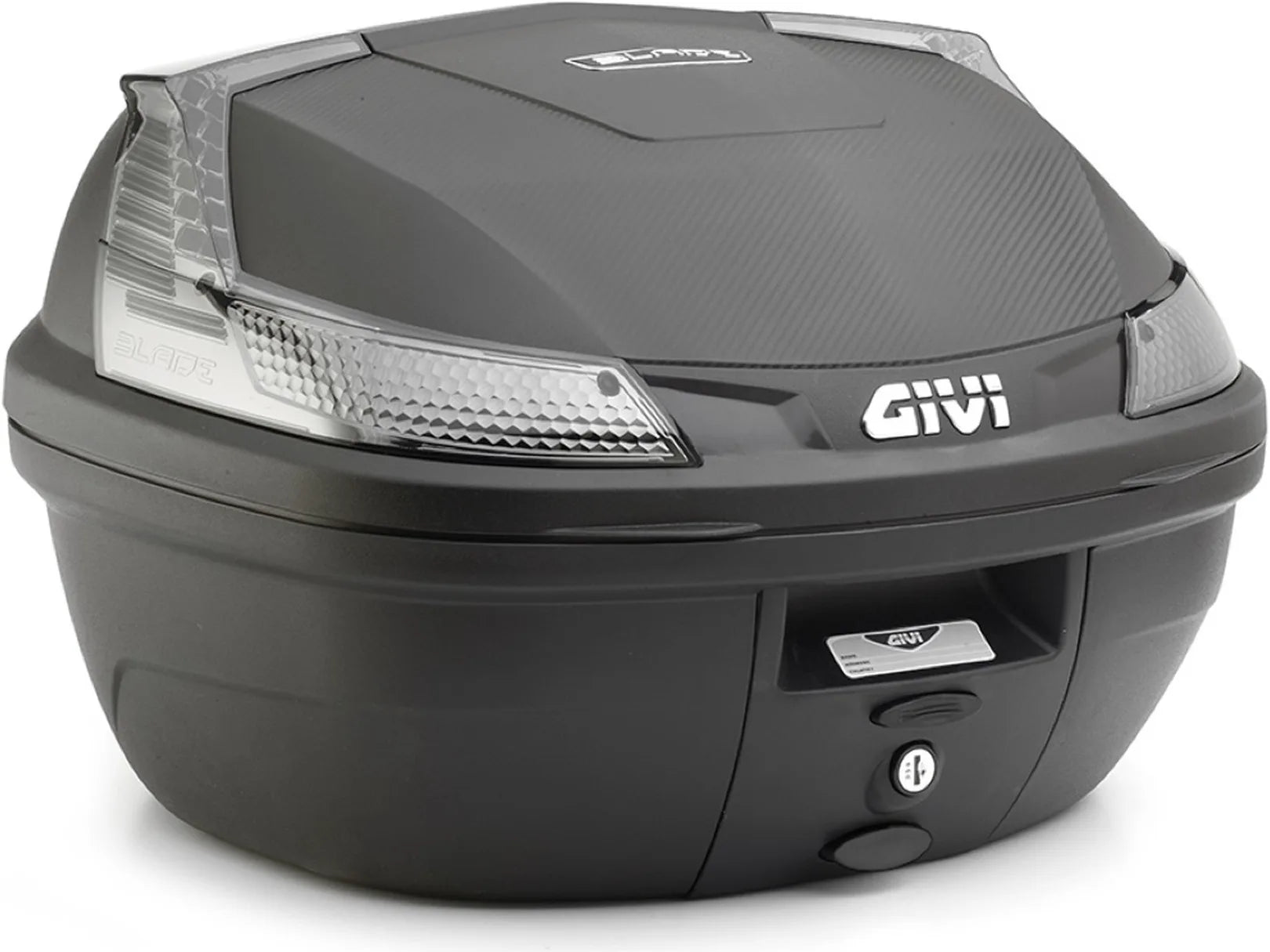 Motorradkoffer Monolock Blade Schwarz Tech 37 Lt Blade Technopolymer - Givi Kompatibel Mit Ktm 1290 Super Adventure (2015-2016)