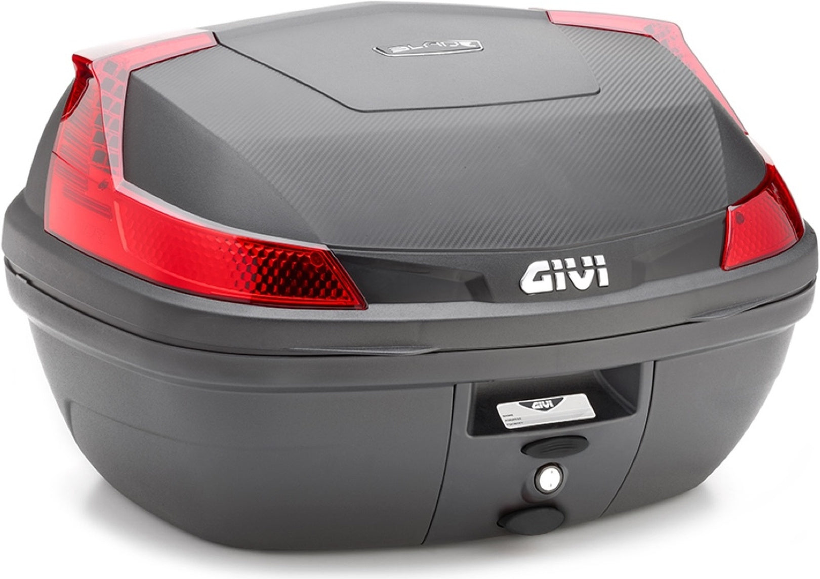 Monolock Blade Black Top Case - 47 Lt Blade Technopolymer - Givi Compatible With Silence S01 (2022-2024)