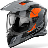 Dual-Helm Für Motorrad Airoh Bandit - Bah32 Thermoplastic Hrt Mattorange Horn Grösse S
