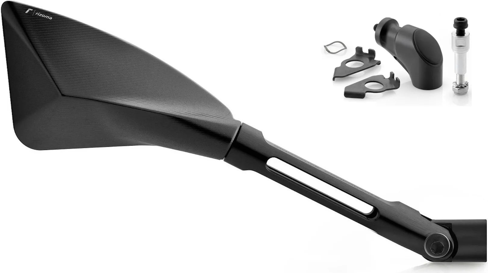 Spiegel Side Mount Richtig Tomok - Rizoma Kompatibel Mit Yamaha T-Max 500 (2008-2011)