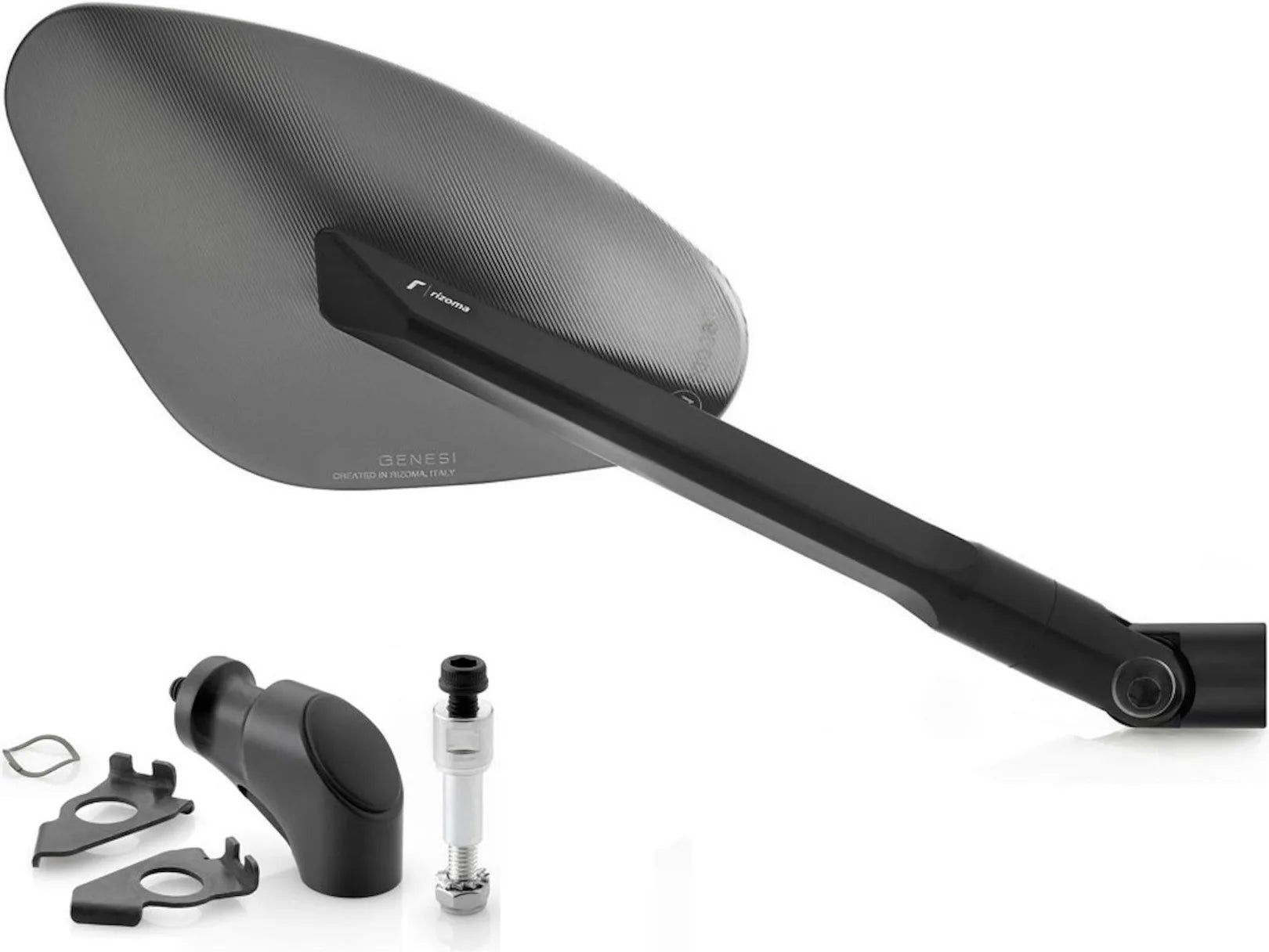 Spiegel Side Mount Richtig Genesi - Rizoma Kompatibel Mit Yamaha T-Max 500 (2008-2011)