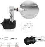 Spiegel End Mount Richtig Universal Ø24,5(21>23) Spy-R Ø57 - Rizoma Kompatibel Mit Ktm