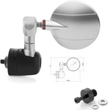 Spiegel End Mount Links Spy-R Ø57 - Rizoma Kompatibel Mit Kawasaki Ninja 900 (2002-2005)