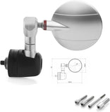 Spiegel End Mount Links Spy-R Ø57 - Rizoma Kompatibel Mit Bmw C 600 Sport (2012-2015)
