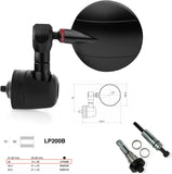 Spiegel End Mount Links Universal Ø22(13>20) Spy-R Ø57 - Rizoma Kompatibel Mit Ducati
