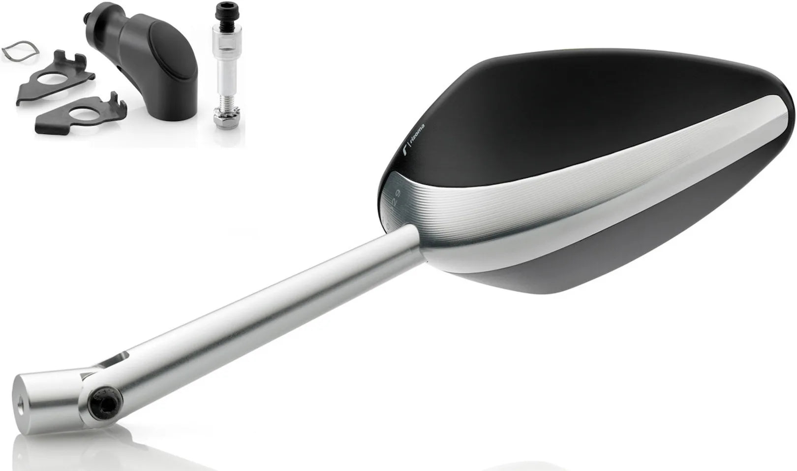 Spiegel Side Mount Links Veloce Naked - Rizoma Kompatibel Mit Yamaha T-Max 530 (2012-2019)