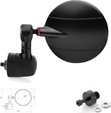 Mirror End Mount Right Spy-R Ø80 - Rizoma Compatible With Kawasaki Er-6 F (2012-2016)