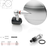Mirror End Mount Right Universal Ø24,5(21>23) Spy-R Ø94.5 - Rizoma Compatible With Triumph