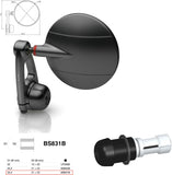 Mirror End Mount Left Universal Ø24,5(21>23) Spy-Arm Ø94.5 - Rizoma Compatible With Bmw
