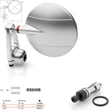 Spiegel End Mount Richtig Universal Ø24,5(21>23) Spy-Arm Ø80 - Rizoma Kompatibel Mit Ktm