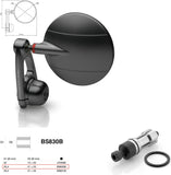Spiegel End Mount Richtig Universal Ø24,5(21>23) Spy-Arm Ø80 - Rizoma Kompatibel Mit Ktm