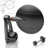 Mirror End Mount Right Spy-Arm Ø80 - Rizoma Compatible With Triumph Speed Triple 1050 R (2005-2013)