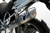 Auspuffendstück Mit Geräuschzulassung Oval Poppy Kappe Edelstahl - Termignoni Kompatibel Mit Bmw R 1200 Gs (2005-2009)