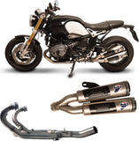 Komplette Auspuffanlage Ohne Katalysator Und Mit Geräuschzulassung Conical Edelstahl Aluminium Cap - Termignoni Kompatibel Mit Bmw Ninety (2016-2020)
