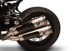 Doppelauspuffanlage Ohne Katalysator Mit Geräuschzulassung Conical Edelstahl Aluminium Cap - Termignoni Kompatibel Mit Bmw Ninety (2016-2020)
